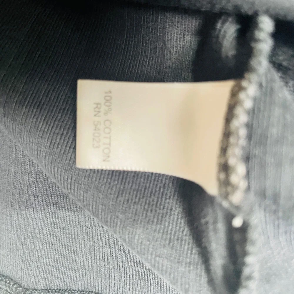 Banana Republic Henley Shirt Mens XL Black Excellent Heritage Ribbed Long Sleeve